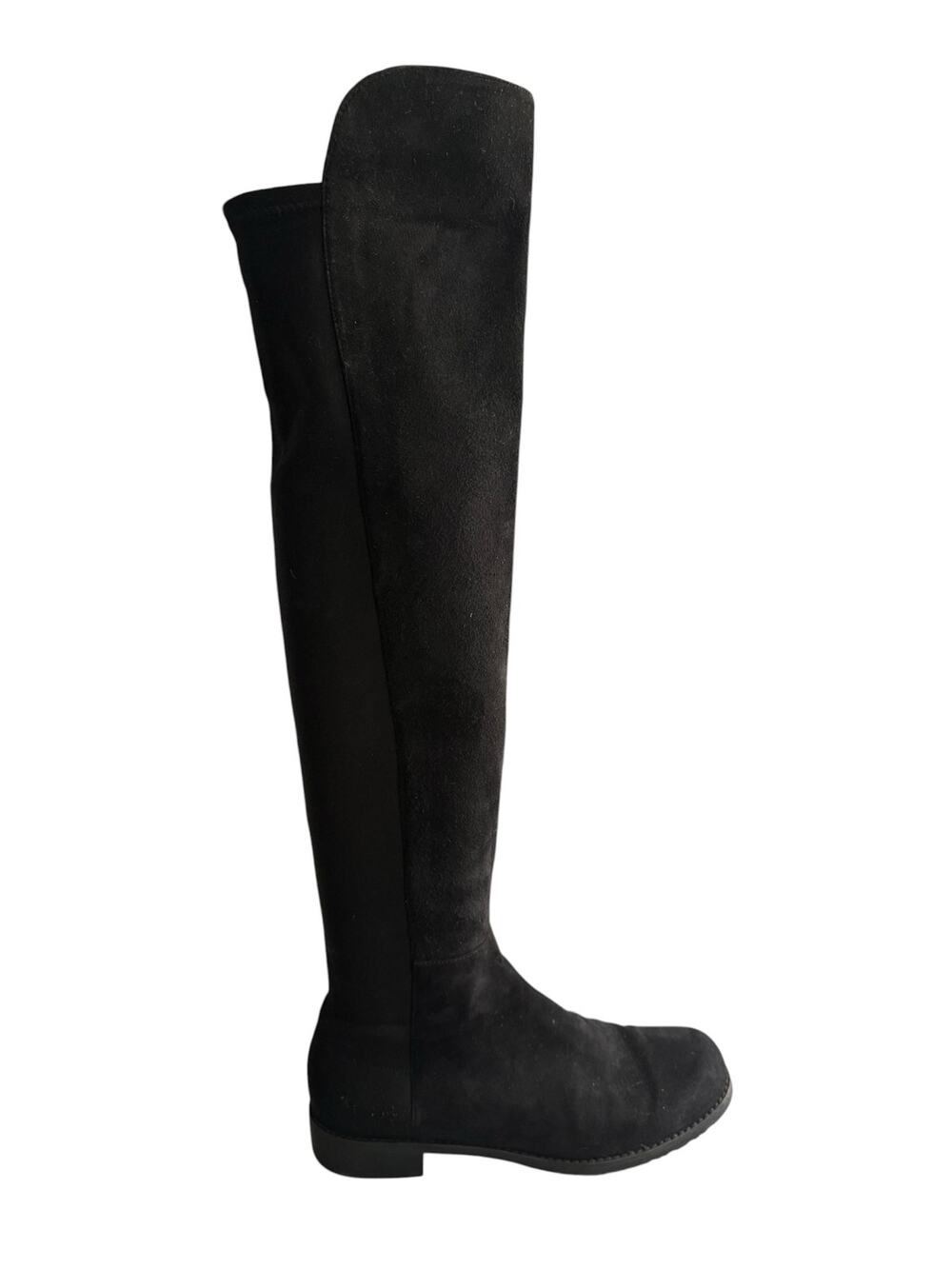 Stuart Weitzman 5050 Over The Knee Boots Black Suede Size 8